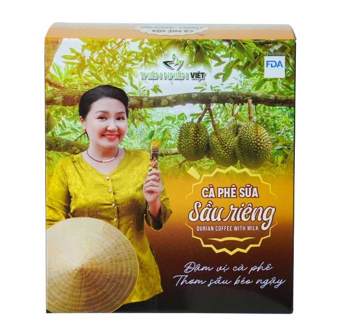 Cà phê sữa sầu riêng